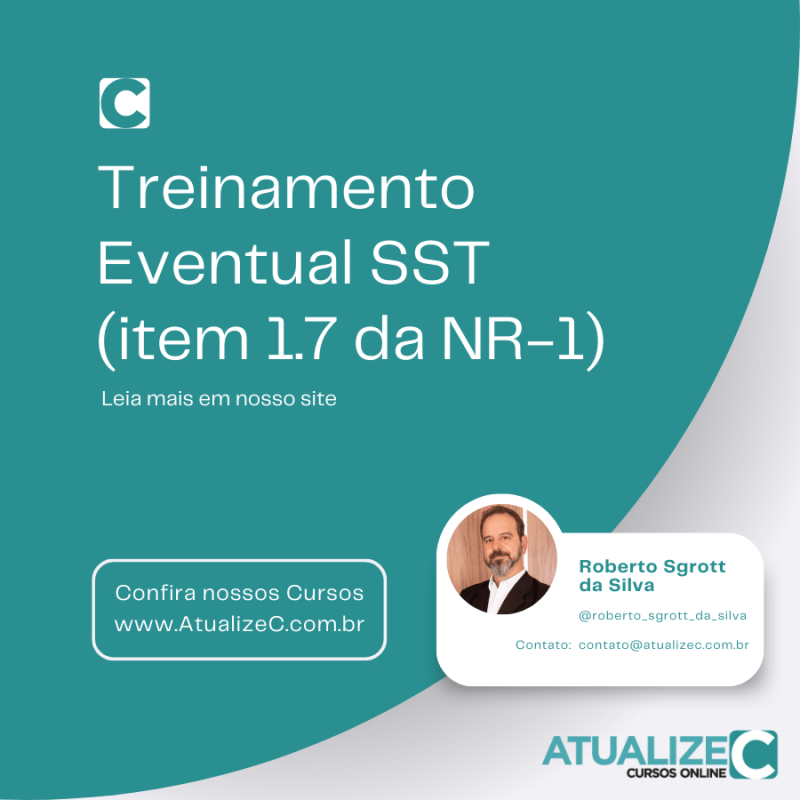 Treinamento Eventual SST (item 1.7 da NR-1)